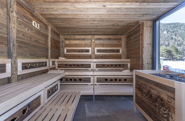 Wellnessbereich im Tirolerherz